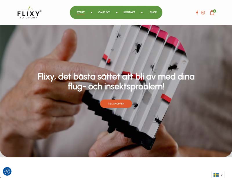 Bild från webbplatsen för Flixy